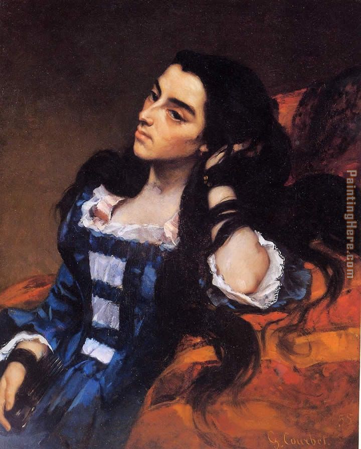 Gustave Courbet Portrait of a Spanish Lady painting anysize 50 off